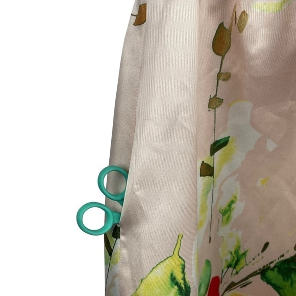 ALFRED SUNG BLUSH BOUQUET SLEEVELESS FLORAL SKIRT MAXI POCKETS BRIDESMAID DRESS - Picture 12 of 14